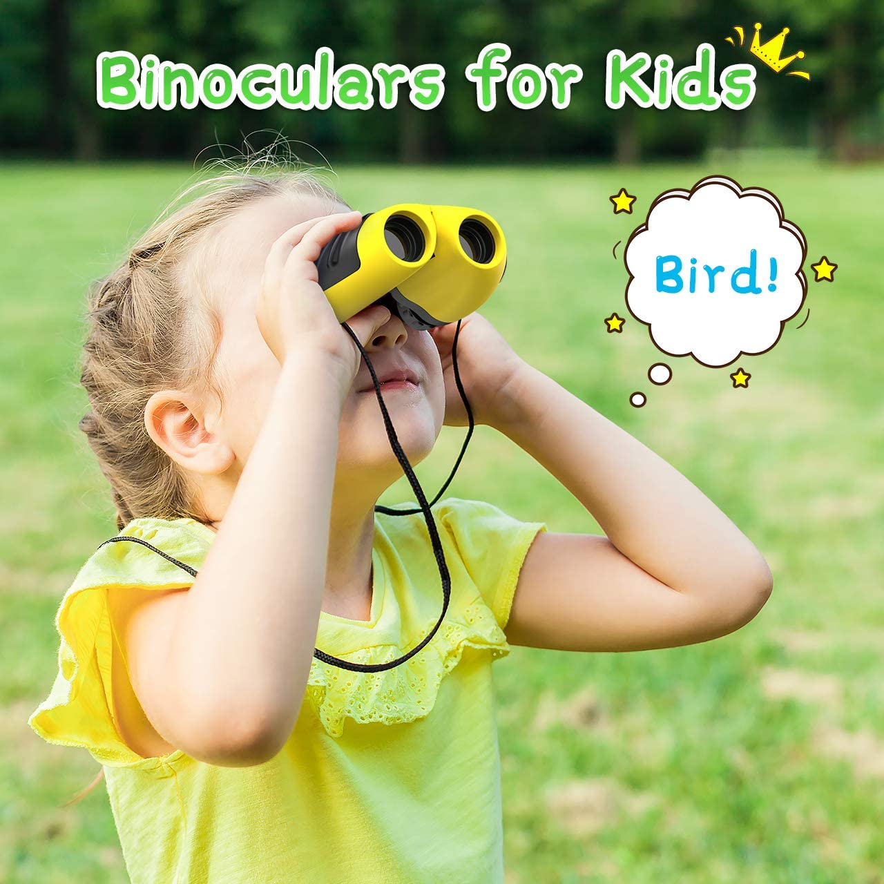 Hawkko Binocular for Kids, Compact High Resolution Shockproof Binoculars