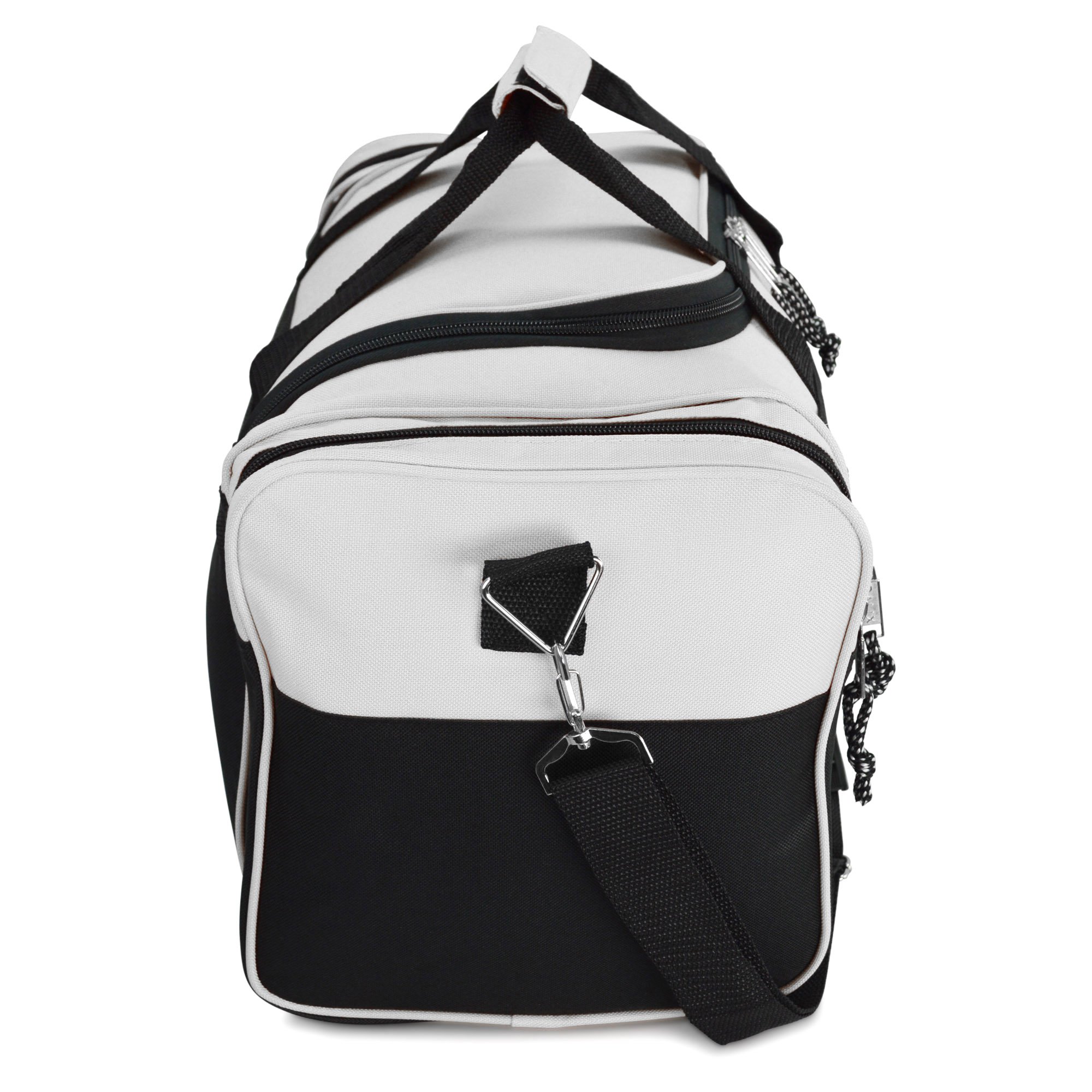 Hawkko 21" Sports Duffle Bag Gym Travel Pack in White