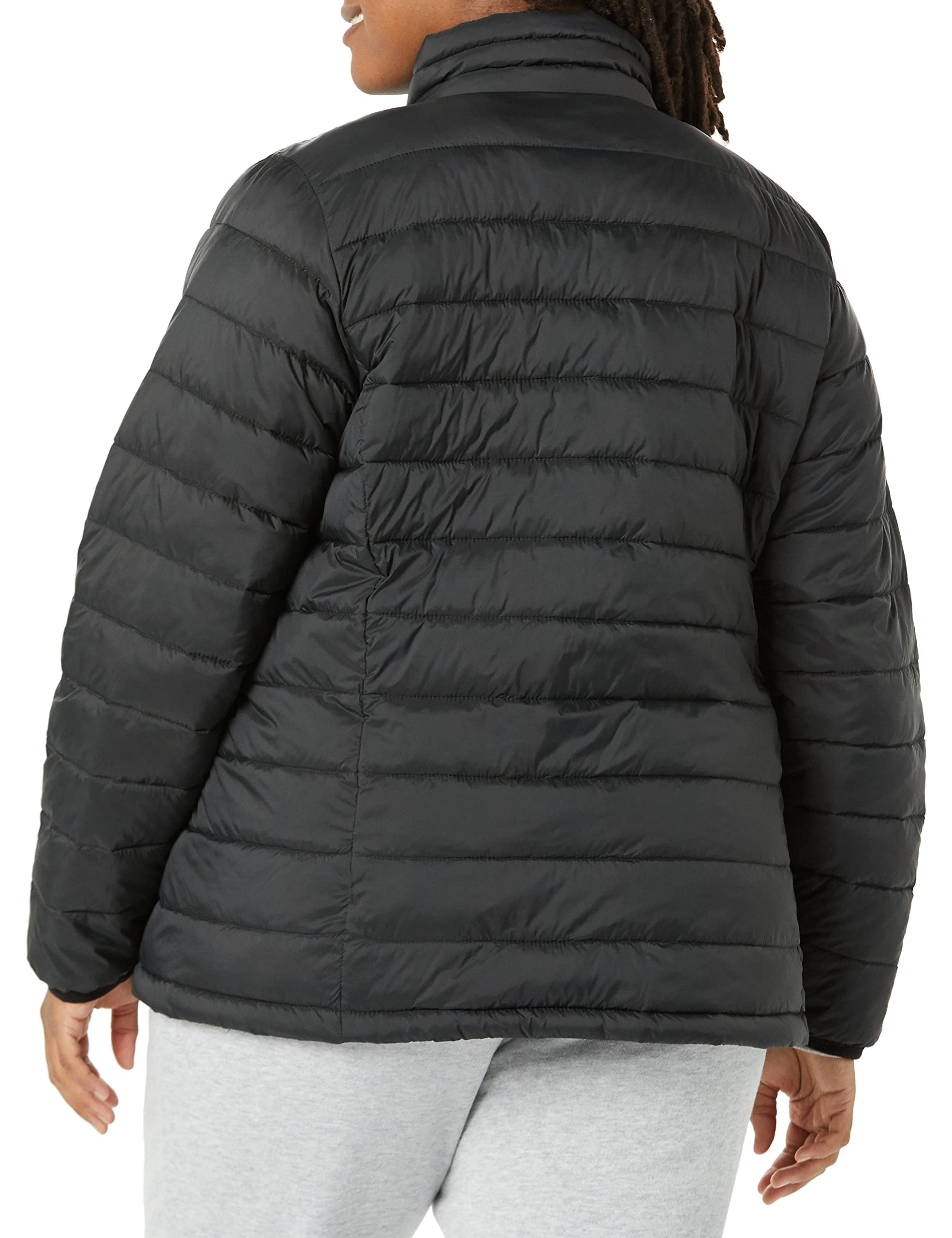 Hawkko Women's Lightweight Long-Sleeve Water-Resistant Puffer Jacket (Available in Plus Size)