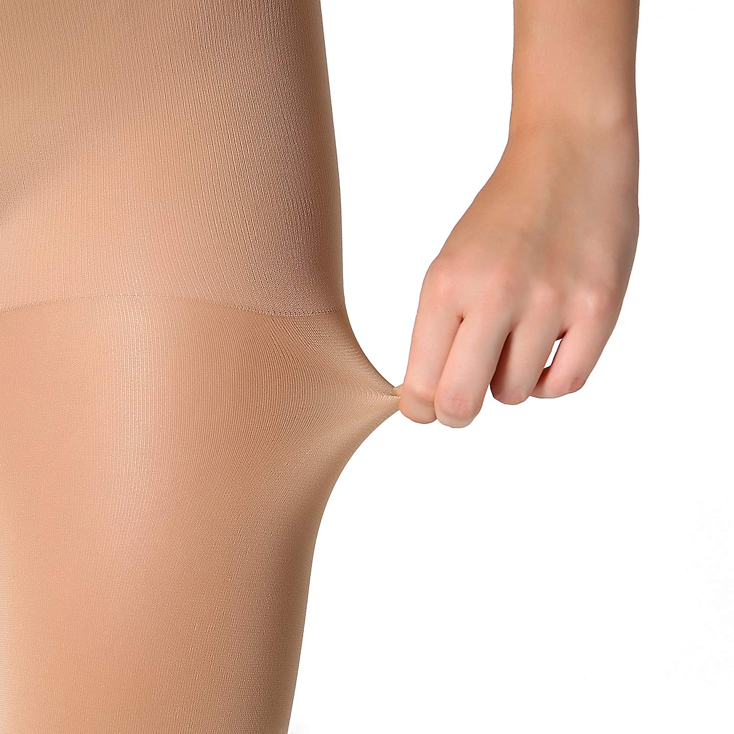 Hawkko Run Resistant Control Top Panty Hose Opaque Tights