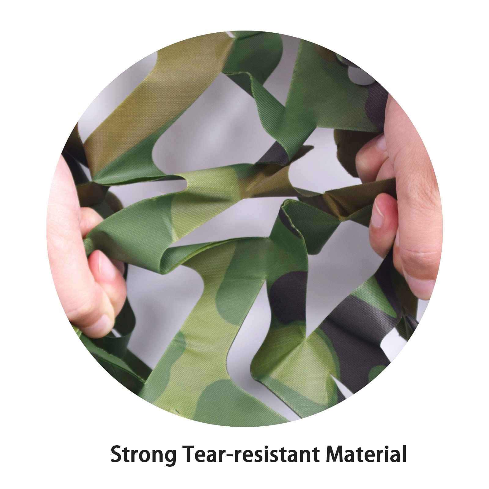 Hawkko Camo Netting Camouflage Net, Bulk Roll Sunshade Mesh Nets for Hunting Blind Shooting Military Theme Party Decorations