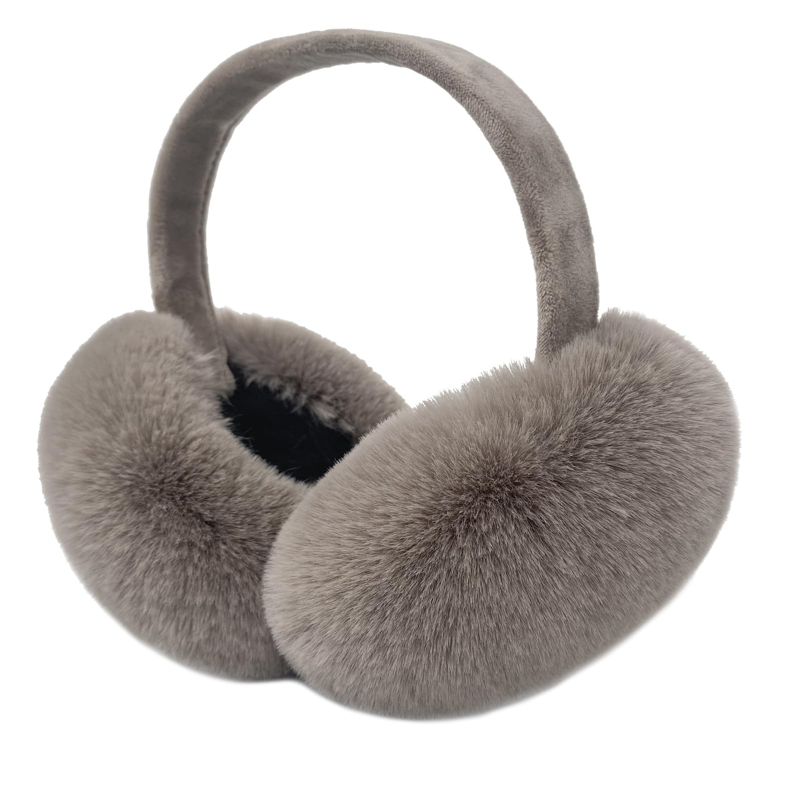 Hawkko Winter Ear muffs Faux Fur Warm Earmuffs Cute Foldable Outdoor Ear Warmers For Women Girls