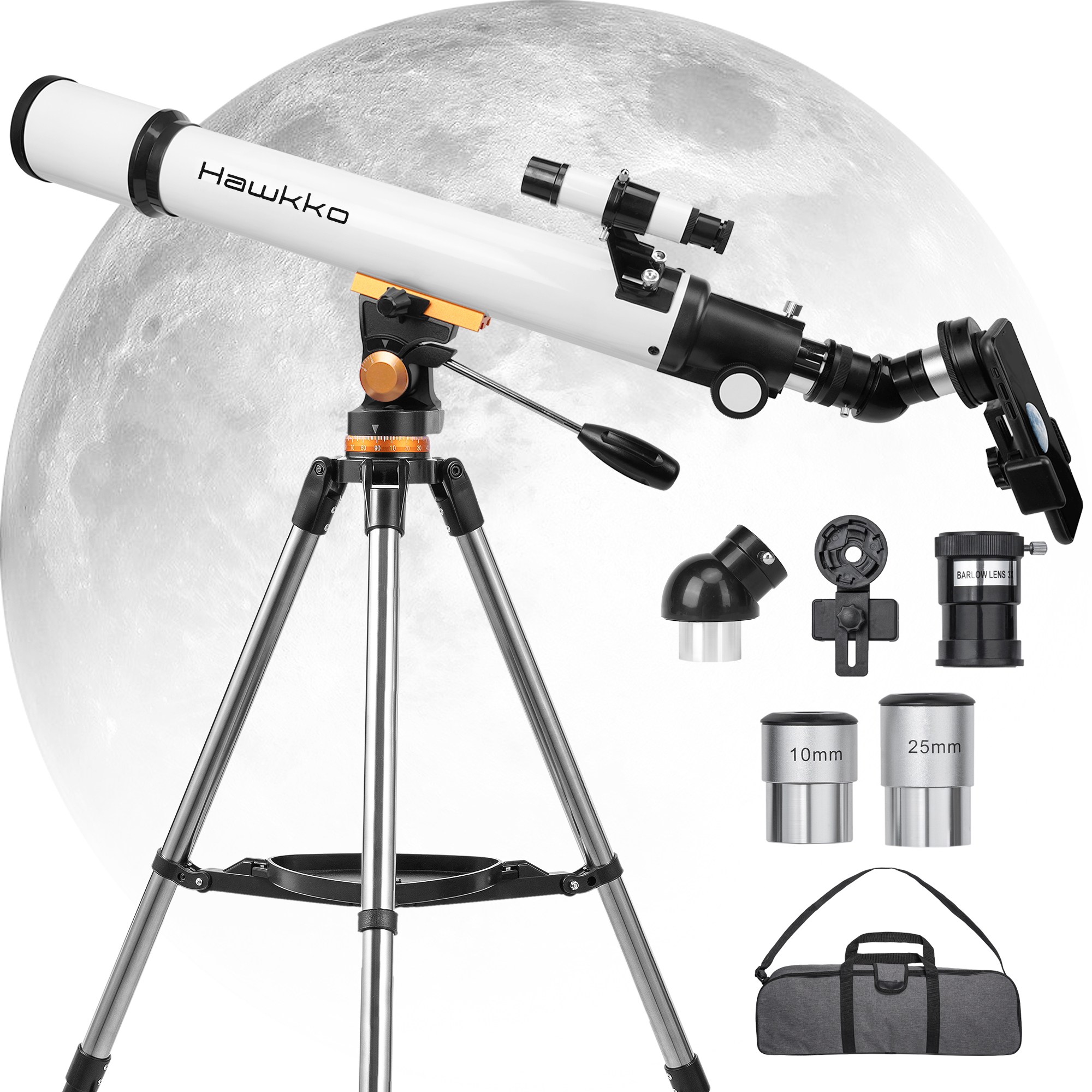 Telescopes for Adults Astronomy, 70mm Aperture and 700mm Focal 
