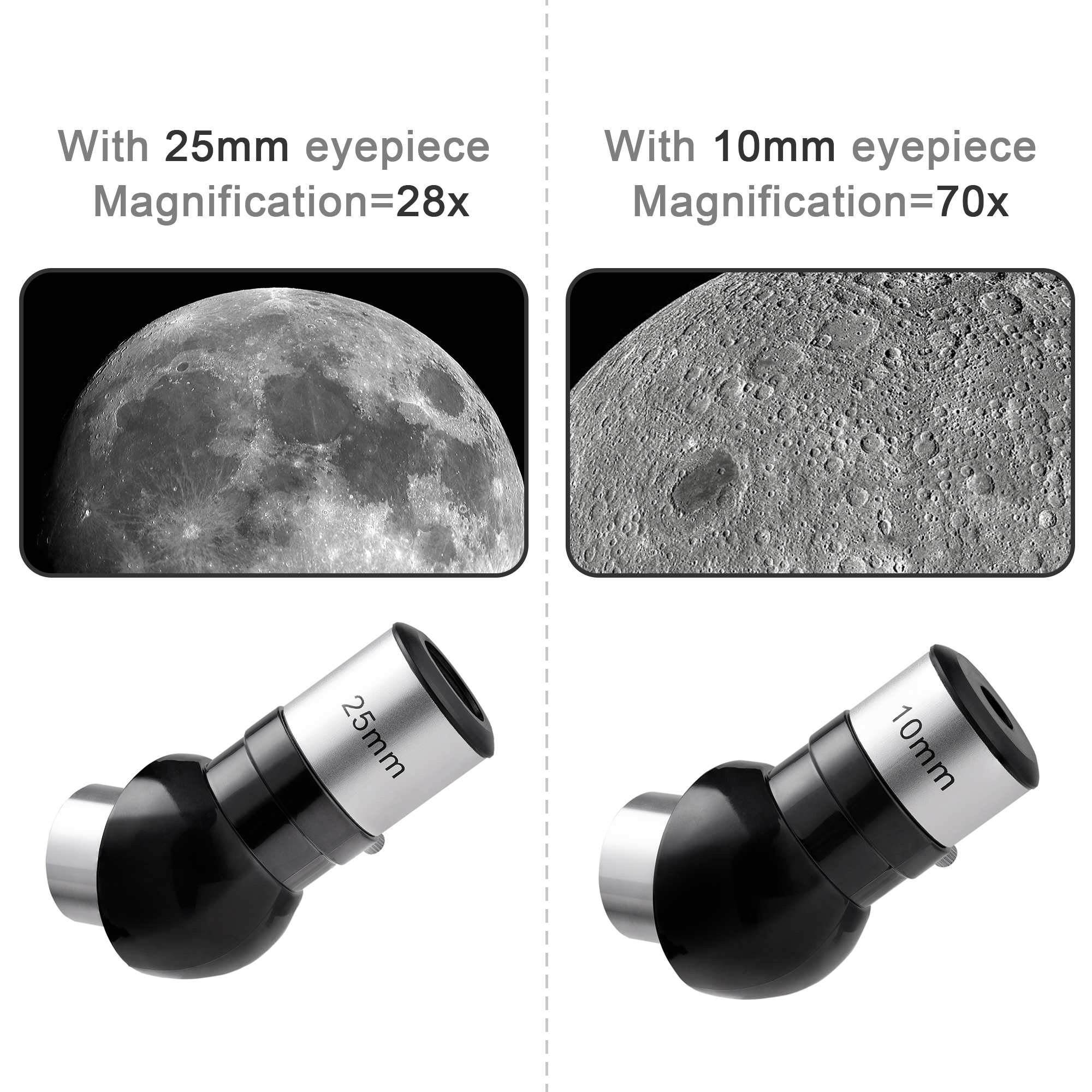 Telescopes for Adults Astronomy, 70mm Aperture and 700mm Focal Length Professional Refractor Telescope for Kids and Beginners with Phone Adapter, AZ Mount and Tripod to Viewing Planets and Stars